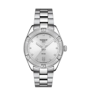 Zegarek Tissot PR 100 T1019101103600 damski stalowa bransoleta
