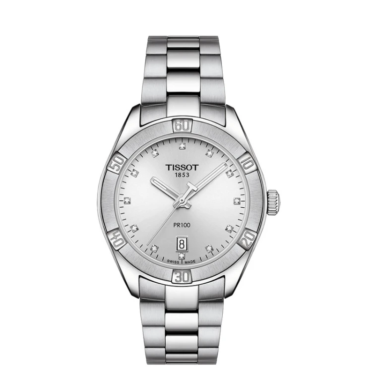 Zegarek Tissot PR 100 T1019101103600 damski stalowa bransoleta MARKO