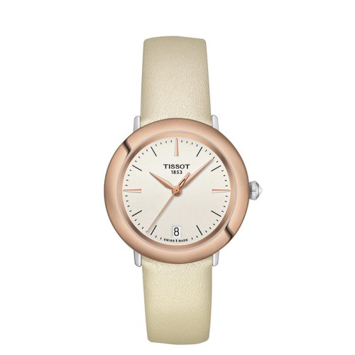 Zegarek damski Tissot T9292104626100 T-Gold na pasku