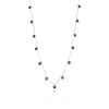 Srebrny naszyjnik choker czarne cyrkonie Kleur N040-925-CZS MARKO