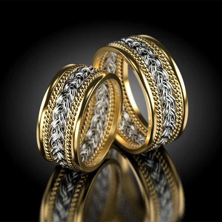 Obrączki ślubne Stelmach Elegancja ST007-585 MARKO