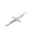 Srebrny krzyżyk z Jezusem D156-925 MARKO
