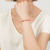Pozłacana bransoletka nieskończoność sznurek Animo B387-925-CZ MARKO