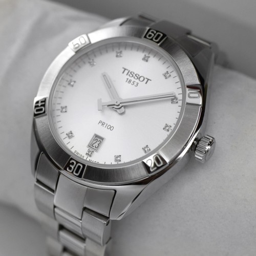Zegarek Tissot PR 100 T1019101103600 damski stalowa bransoleta MARKO