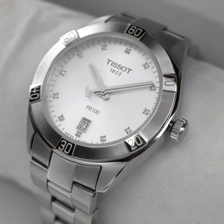 Zegarek Tissot PR 100 T1019101103600 damski stalowa bransoleta MARKO