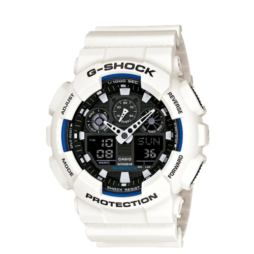 Casio G-Shock G-Classic GA-100B-7AER zegarek biały