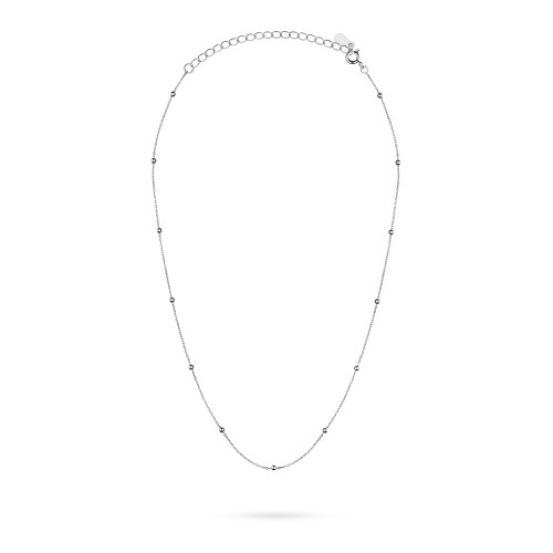 Srebrny naszyjnik łańcuszek choker z kuleczkami Supreni N490-925-S marko