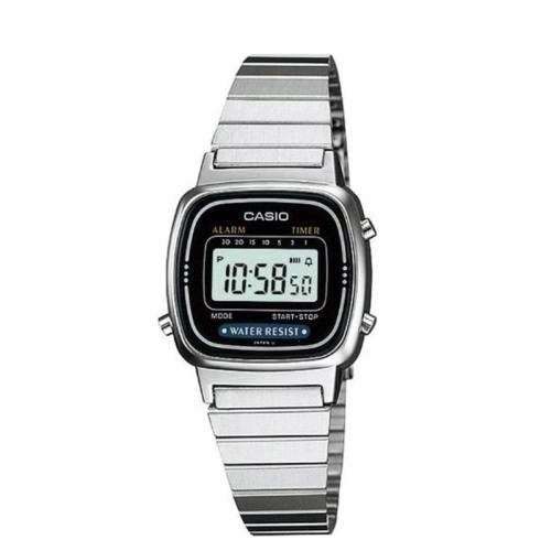 Zegarek damski Casio Collection LA670WEA-1EF stalowy