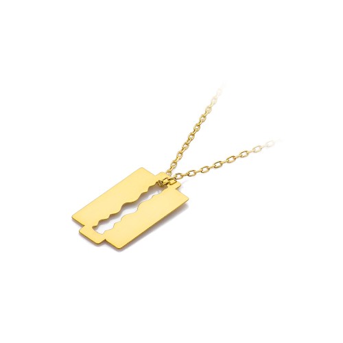 Złota zawieszka żyletka wisiorek 333 Fancy Z084-333 MARKO
