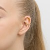 Kolczyk pozłacany nausznica nakładka na chrząstkę do nosa fake piercing cyrkonie MARKO