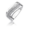 Pierścionek z białego złota 585 z brylantami 0,18ct W416-B585-B0.18 MARKO