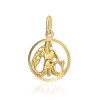 Złoty wisiorek zawieszka znak zodiaku Wodnik złoto 585 Z371-585-WODNIK MARKO