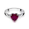 Pierścionek z białe złota rubin 1,70ct i brylanty W012-585-R1.70 MARKO