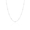 Srebrny naszyjnik łańcuszek choker z kuleczkami Supreni N490-925-S marko