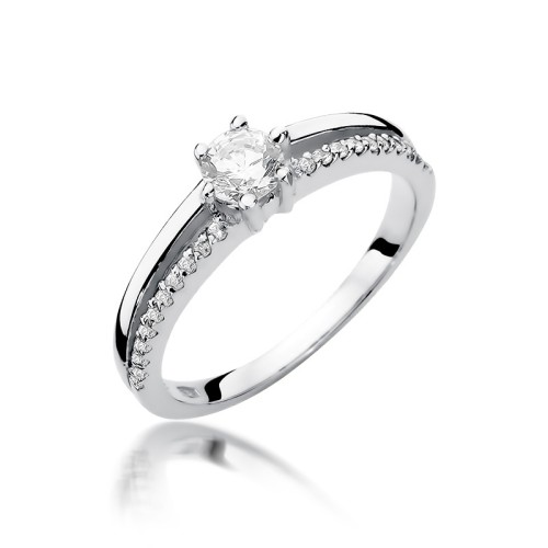 Pierścionek z brylantami 0,40ct W355-B585-B0.40 MARKO