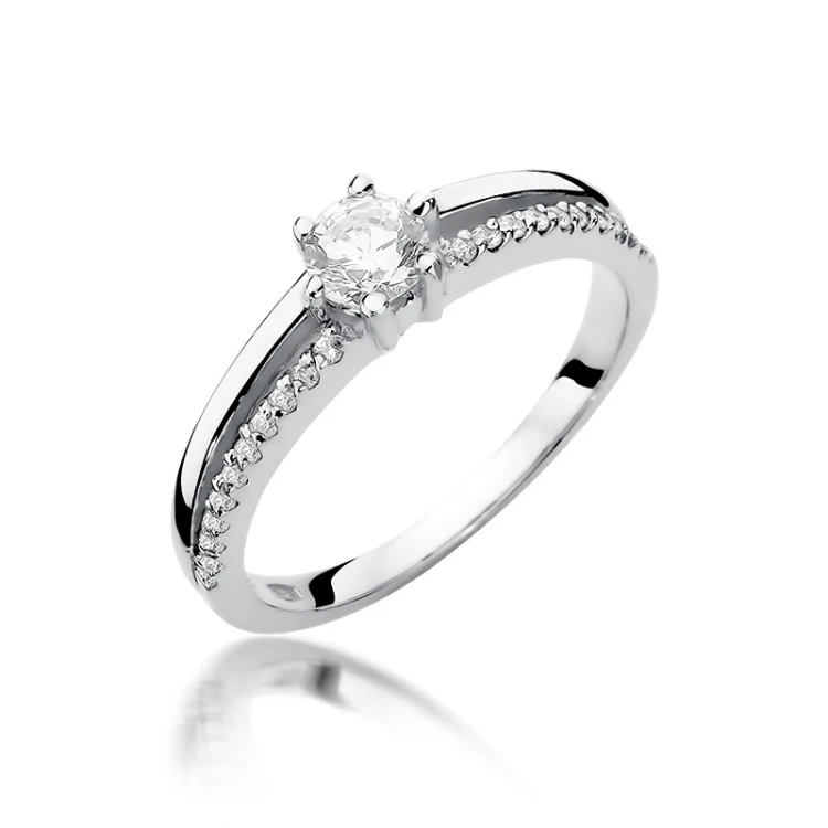 Pierścionek z brylantami 0,40ct W355-B585-B0.40 MARKO