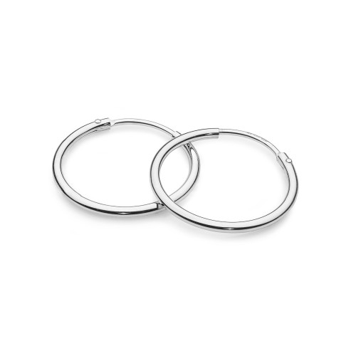 Srebrne kolczyki kółka kreolki 2cm Jeso basic K065-925-S marko