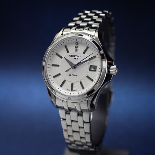 Zegarek damski Certina C0042106111600 DS Prime na bransolecie