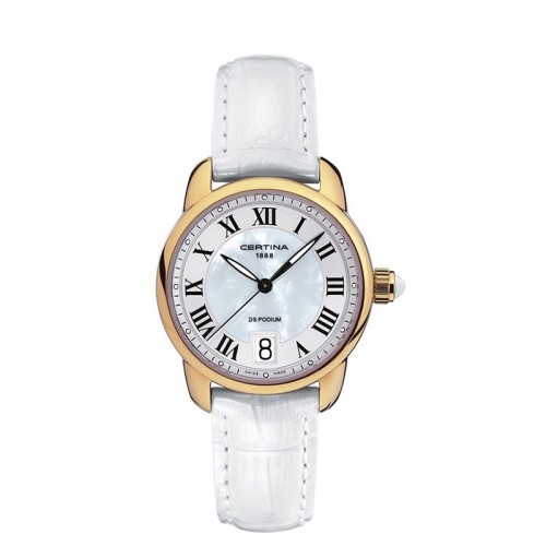 Zegarek damski Certina C0252103611800 DS Podium na pasku