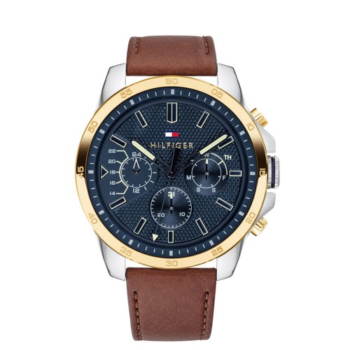 Męski zegarek Tommy Hilfiger 1791561 skórzany pasek MARKO