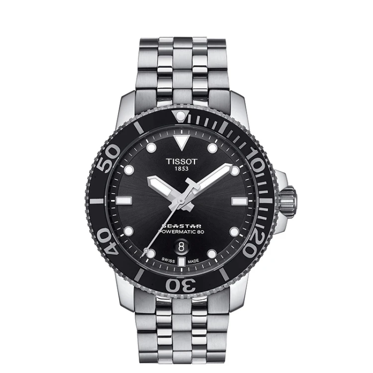 Zegarek Tissot Seastar T1204071105100 stalowa bransoleta MARKO