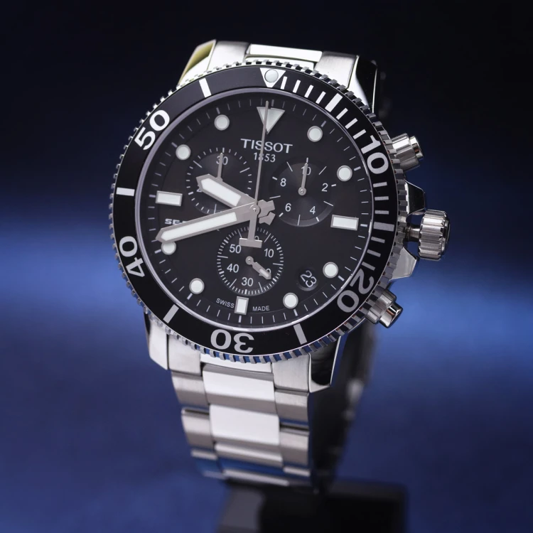 Zegarek Tissot Seastar T1204171105100 sportowy na bransolecie MARKO