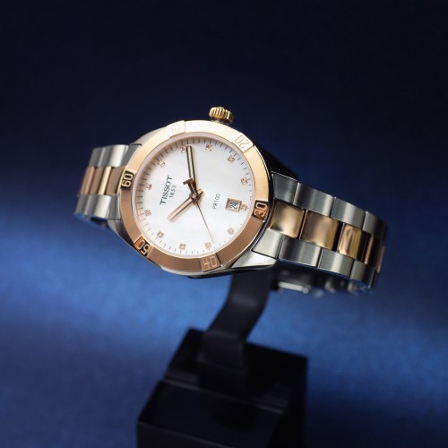 Zegarek damski Tissot T1019102211600 T-Classic na bransolecie