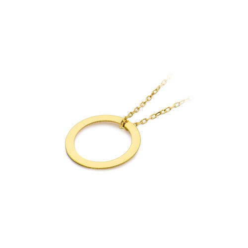 Złota zawieszka puste kółko ring karma wisiorek 333 Fancy  Z081-333 MARKO