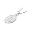 Duży srebrny Cudowny Medalik Maryja 925 D309-925 marko