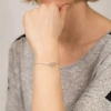Srebrna bransoletka z ażurowym sercem celebrytka pr.925 Jeso MARKO
