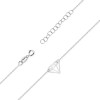 Srebrna bransoletka brylant diament Origami geometryczna B492-925-S MARKO