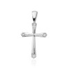 Krzyżyk z brylantami 0,02ct z białego złota D267-B585-B0.02 MARKO