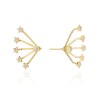 Pozłacane nausznice dwuczęściowe kolczyki multi gwiazdki ear jacket Supreni K253-925-Z marko