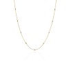Pozłacany naszyjnik łańcuszek choker z kuleczkami Supreni N490-925-Z marko