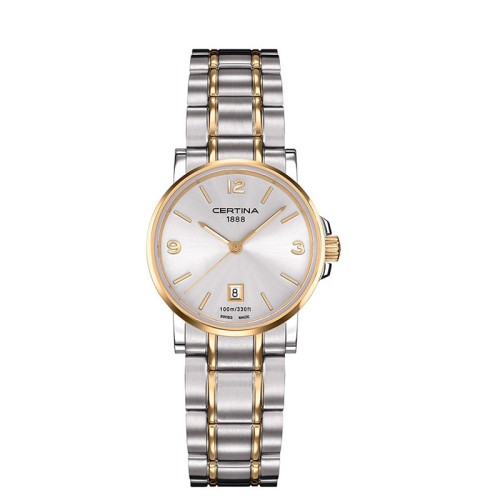 Certina damski złoto-srebrny DS CAIMANO C0172102203700