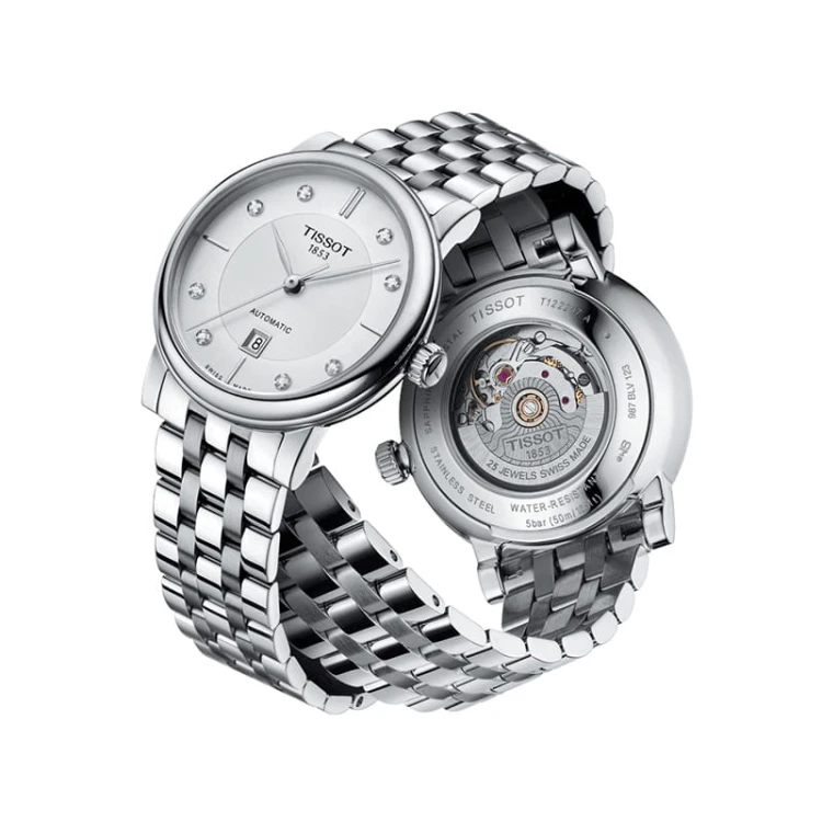 Zegarek Tissot Carson T1222071103600 damski z diamentami