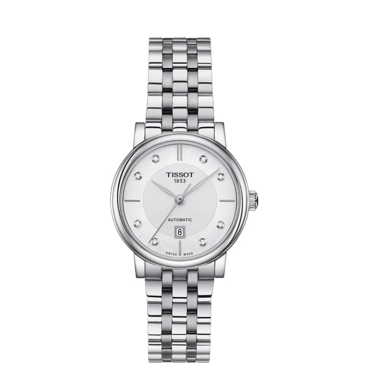 Zegarek Tissot Carson T1222071103600 damski z diamentami