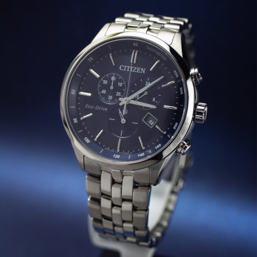 Elegancki zegarek Citizen AT2141-52L stalowa bransoleta Chrono