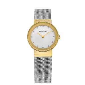 Zegarek damski Bering Classic 10126-001 bransoleta mesh