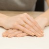 Pozłacany pierścionek potrójny trzy złączone obrączki Supreni JP008-925-Z marko