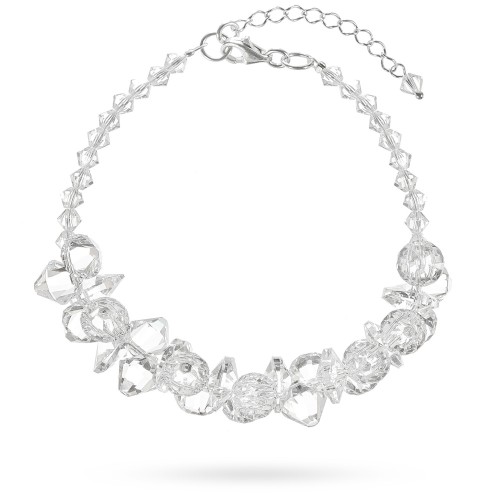 Bransoletka ślubna z kryształami SWAROVSKI srebro 925 BR5376 marko