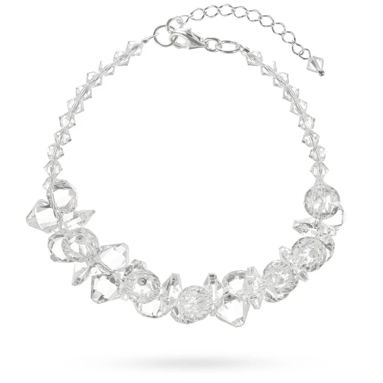 Bransoletka ślubna z kryształami SWAROVSKI srebro 925 BR5376 marko