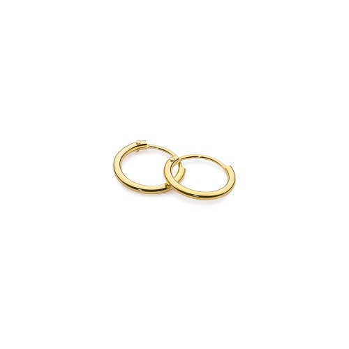 Złote kolczyki koła średnica 11mm kreolki Jeso basic K075-585 MARKO