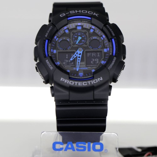 Sportowy zegarek męski Casio G-Shock GA-100-1A2ER pasek