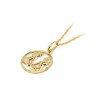 Złoty wisiorek zawieszka znak zodiaku Bliźnięta złoto 585 Z371-585-BLIZNIETA MARKO