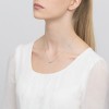Srebrny naszyjnik zawieszka na łańcuszku skrzydło z cyrkoniami Virino N688-925-S marko