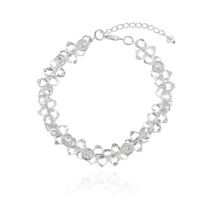 Bransoleta ślubna kryształki Swarovski elements