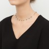 Srebrny naszyjnik choker czarne cyrkonie Kleur N040-925-CZS MARKO