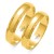 Obrączki ślubne Złoty Skorpion Subtelna półokrągłe diamentowane O-08