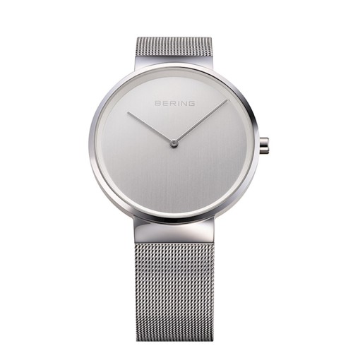 Męski zegarek Bering Classic 14539-000 stalowa bransoleta mesh MARKO